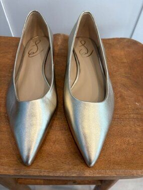 SAM EDELMAN Wanda leather pointy toe flats 6M NWOB